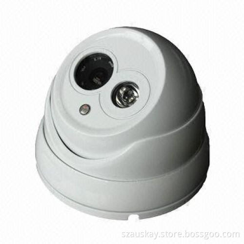 CCTV Fixed Dome Camera with Sony CCD, 600TVL Resolution and PAL/NTSC Signal System